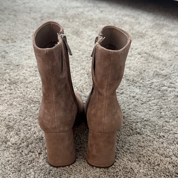 Sam Edelman Tan Suede Heeled Boots - Picture 3 of 6